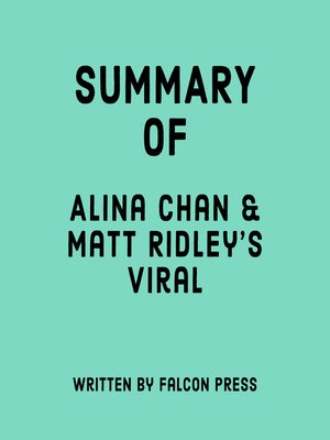 cover image of Summary of Alina Chan and Matt Ridley's Viral